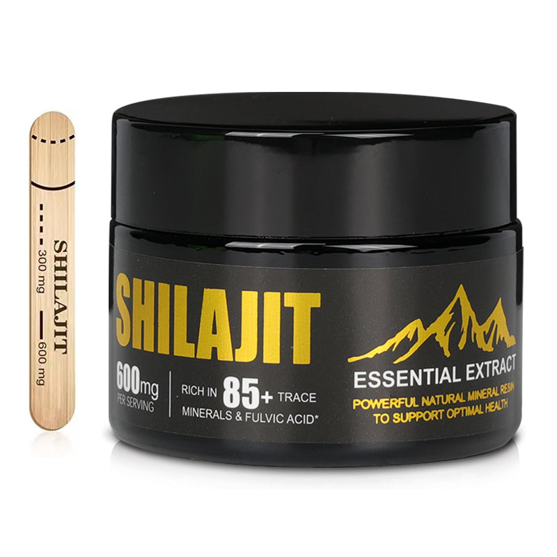 Pure Himalayan Shilajit Extract – 75%+ Fulvic Acid, 85+ Trace Minerals – Premium Gold Grade Resin for Energy, Vitality & Mental Clarity – 50g