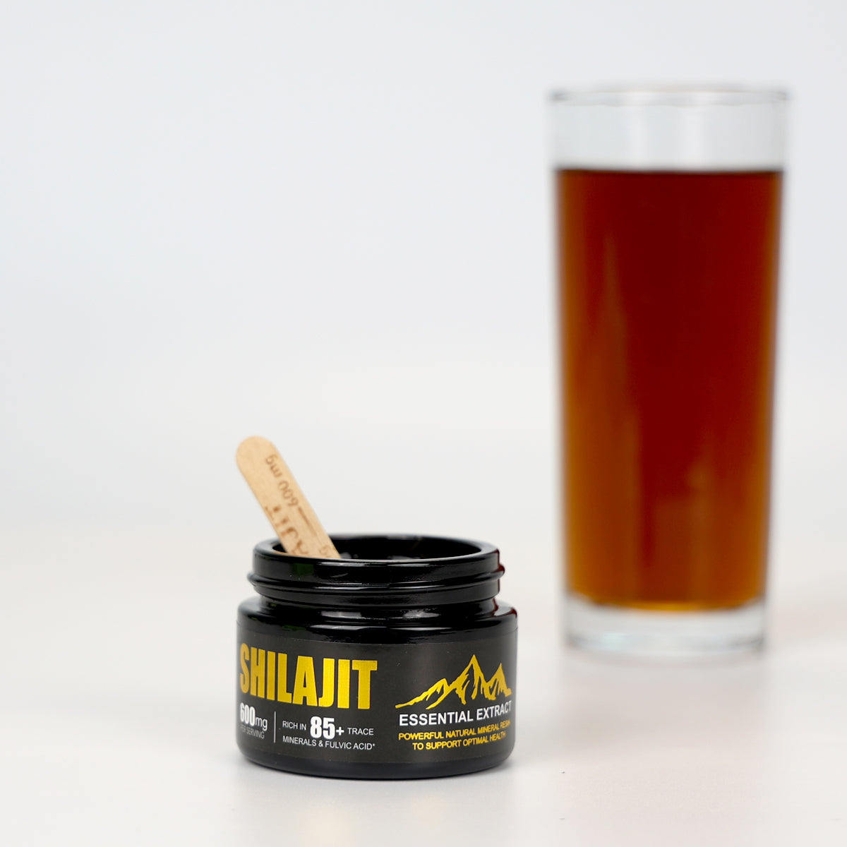 Pure Himalayan Shilajit Extract – 75%+ Fulvic Acid, 85+ Trace Minerals – Premium Gold Grade Resin for Energy, Vitality & Mental Clarity – 50g