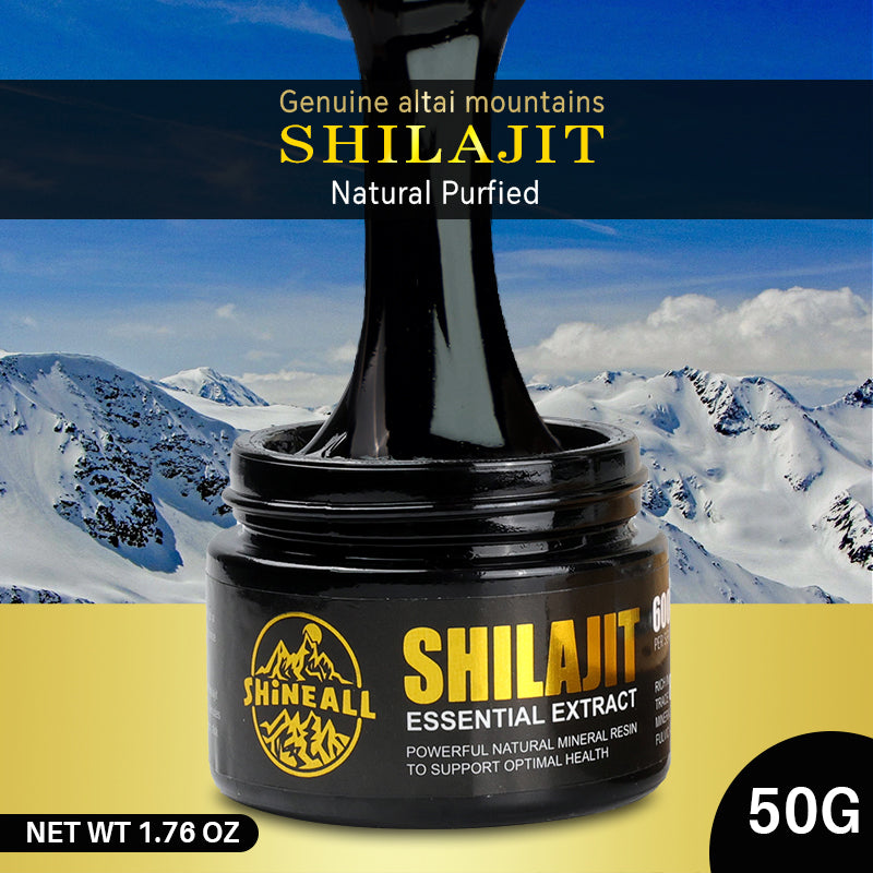 Gold Level Himalayan Shilajit Extract – 75%+ Fulvic Acid, 85+ Trace Minerals – Premium Gold Grade Resin for Energy, Vitality & Mental Clarity