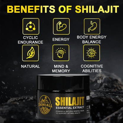 Gold Level Himalayan Shilajit Extract – 75%+ Fulvic Acid, 85+ Trace Minerals – Premium Gold Grade Resin for Energy, Vitality & Mental Clarity