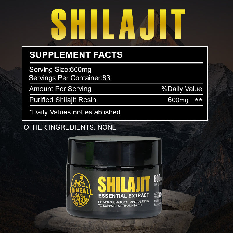 Gold Level Himalayan Shilajit Extract – 75%+ Fulvic Acid, 85+ Trace Minerals – Premium Gold Grade Resin for Energy, Vitality & Mental Clarity