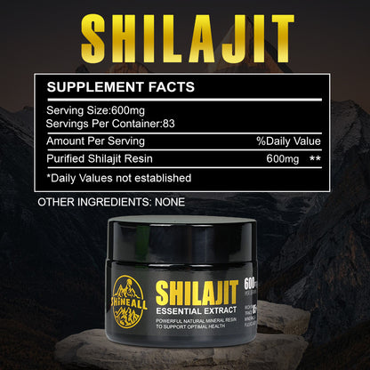 Gold Level Himalayan Shilajit Extract – 75%+ Fulvic Acid, 85+ Trace Minerals – Premium Gold Grade Resin for Energy, Vitality & Mental Clarity