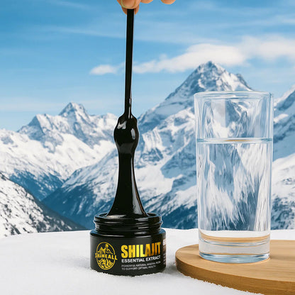 Gold Level Himalayan Shilajit Extract – 75%+ Fulvic Acid, 85+ Trace Minerals – Premium Gold Grade Resin for Energy, Vitality & Mental Clarity